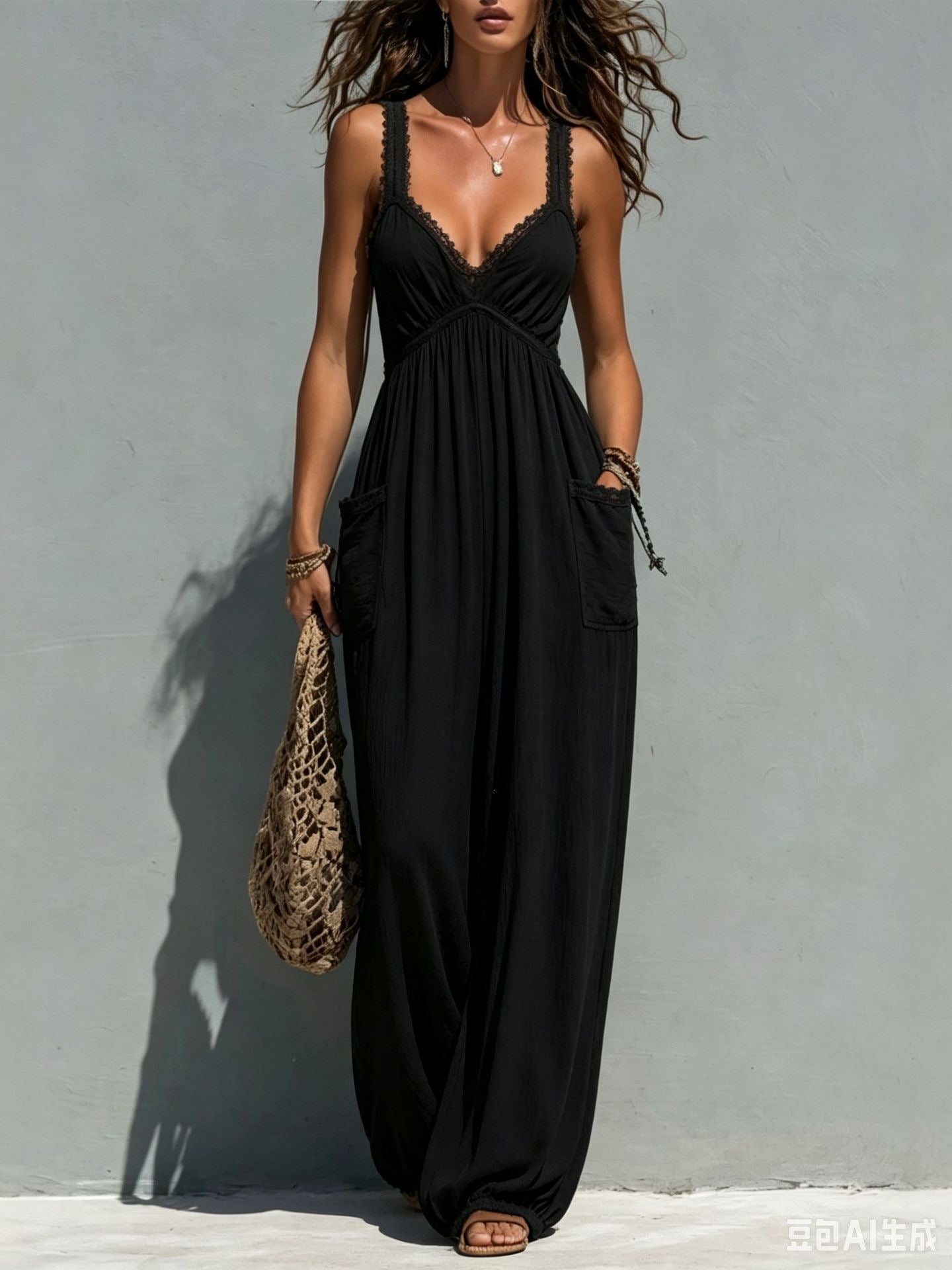 Halter Maxi Vacation Dress
