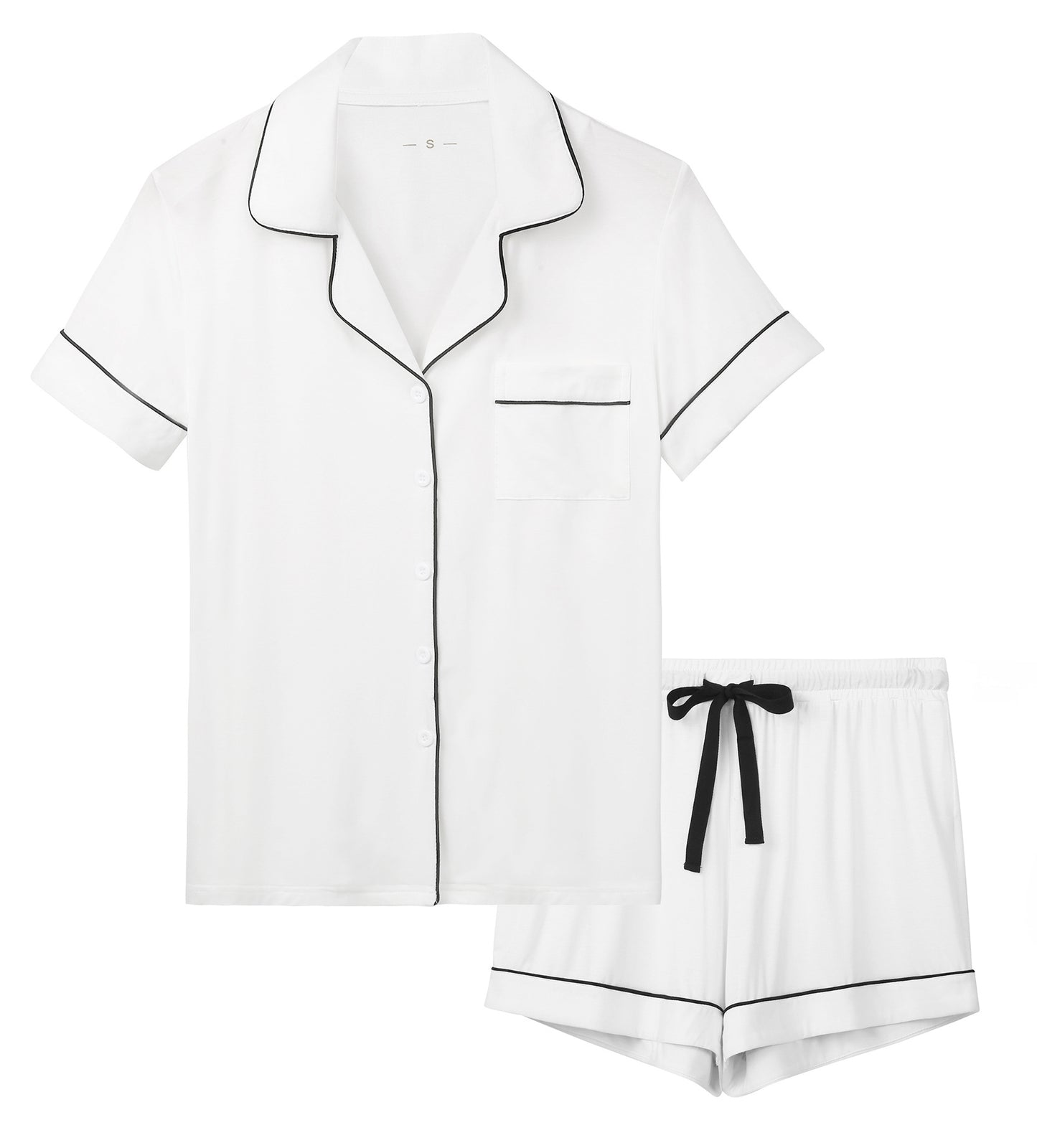 Modal Short-Sleeve Pajama Set