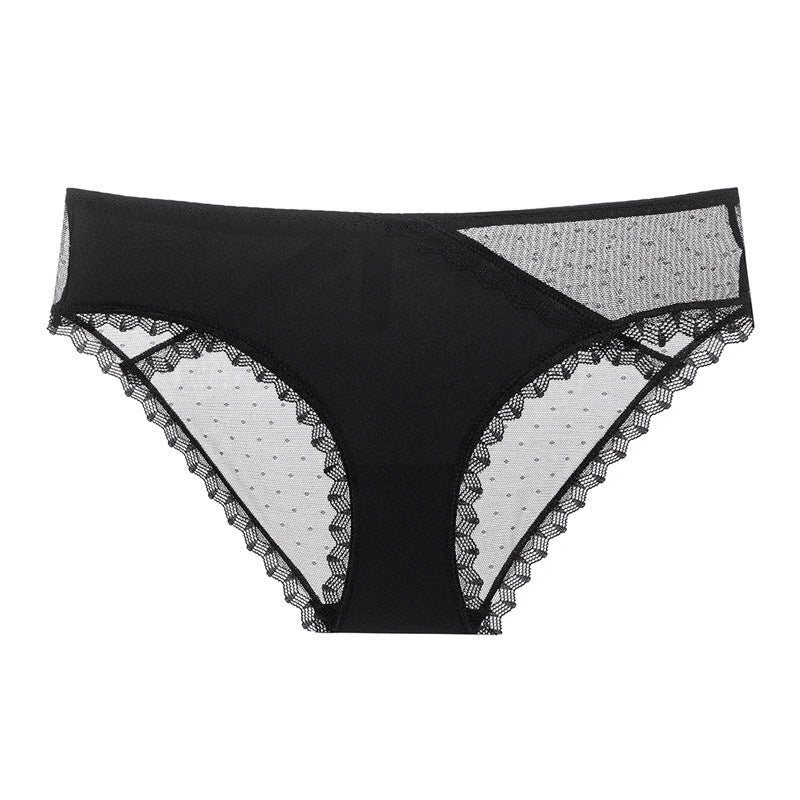 Ultra-Thin Lace Mesh Briefs