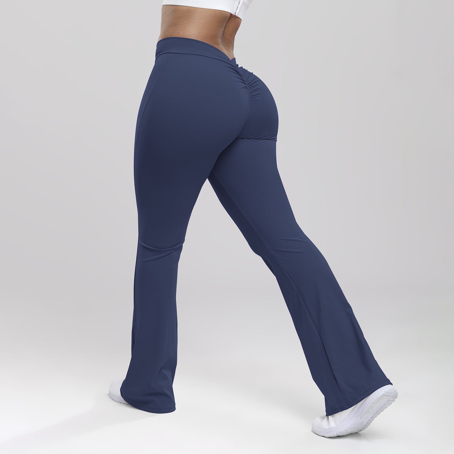 High-Waist Flared Yoga Pants
