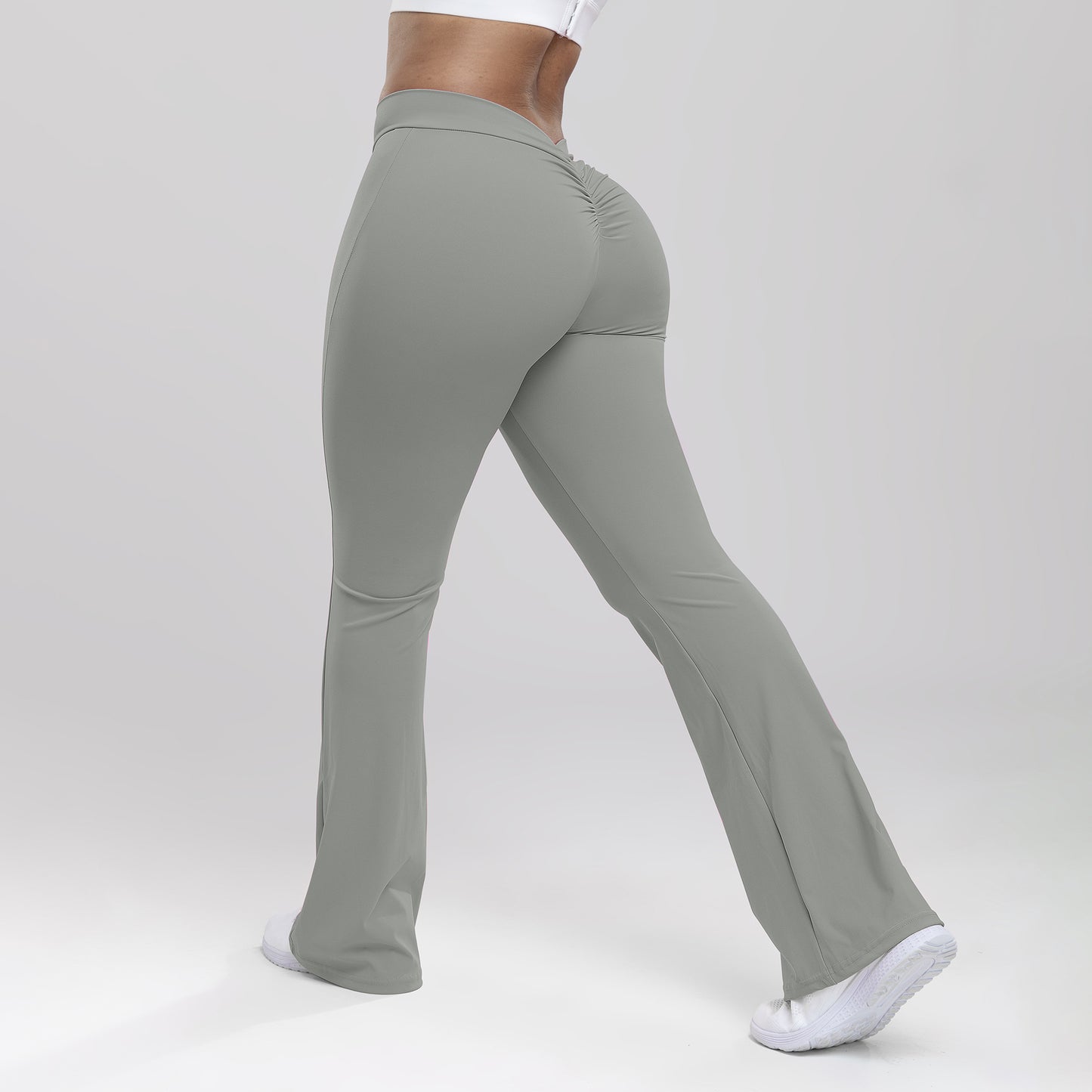 High-Waist Flared Yoga Pants