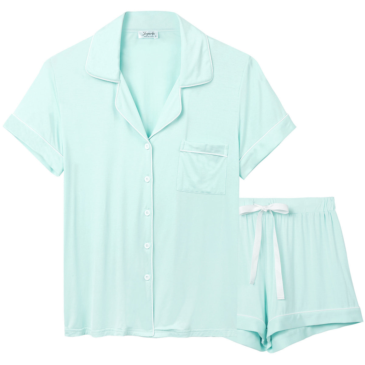 Modal Short-Sleeve Pajama Set