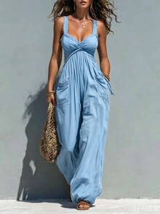 Halter Maxi Vacation Dress