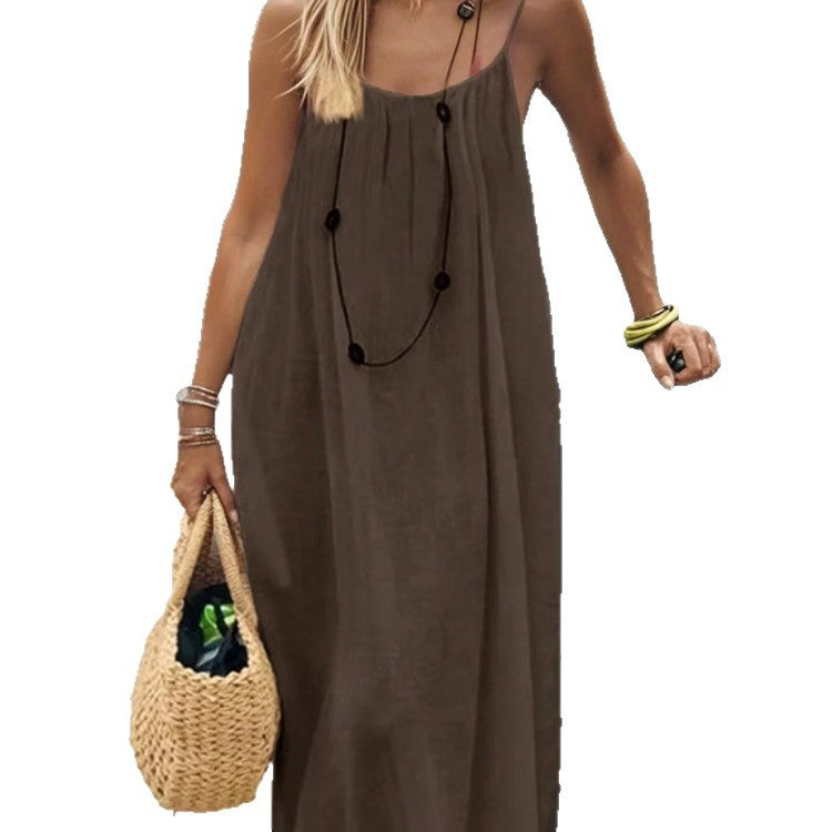 Backless Halter Lounge Dress