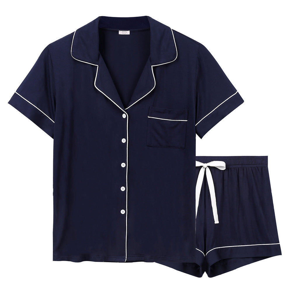 Modal Short-Sleeve Pajama Set