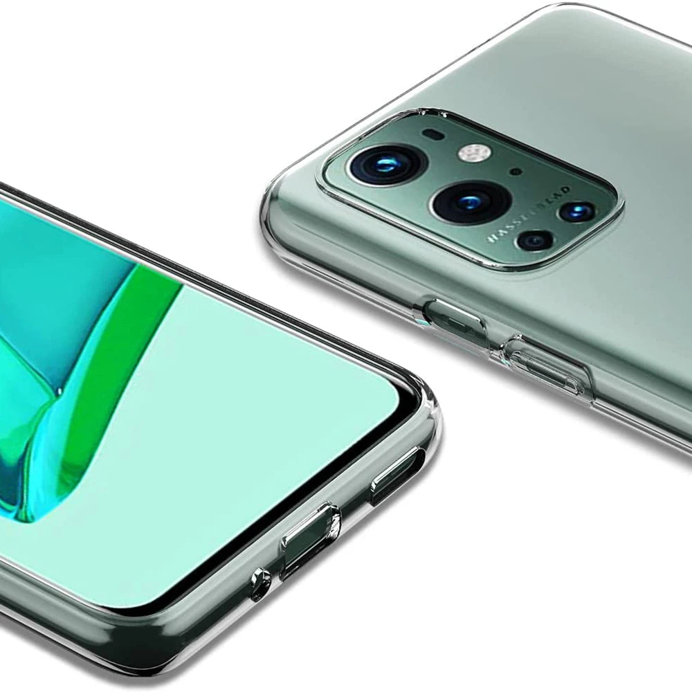Ultra Thin Clear Silicone Case for OnePlus 9 / 9 Pro / 9R / 8 / 8 Pro / 8T / 7 / 7 Pro / 7T / 7T Pro – Soft TPU Full Cover