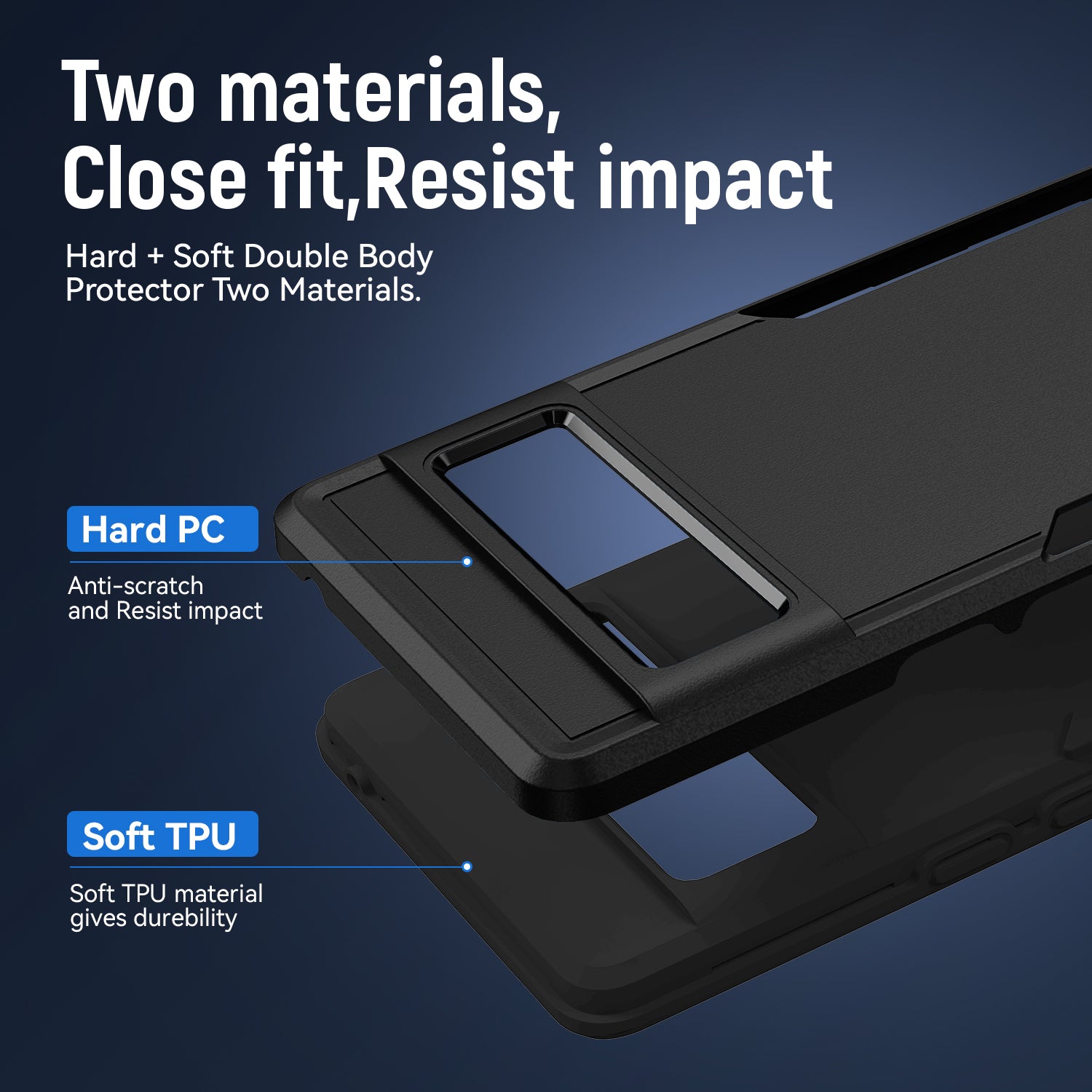 Heavy Duty Rugged Armor Case for Google Pixel 8 / 7 / 6 Series