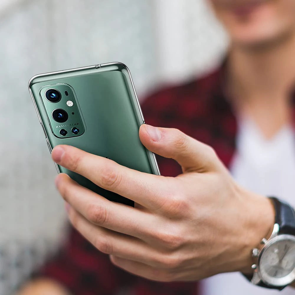 Ultra Thin Clear Silicone Case for OnePlus 9 / 9 Pro / 9R / 8 / 8 Pro / 8T / 7 / 7 Pro / 7T / 7T Pro – Soft TPU Full Cover