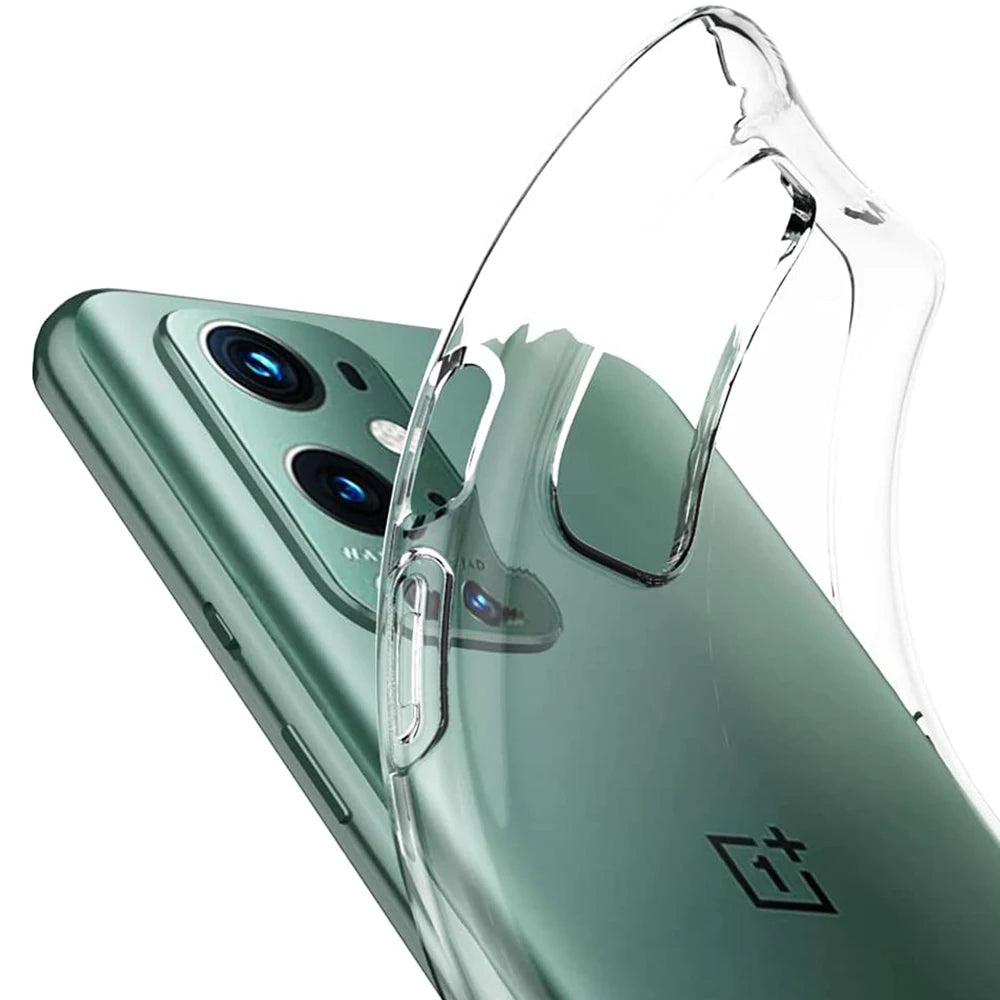 Ultra Thin Clear Silicone Case for OnePlus 9 / 9 Pro / 9R / 8 / 8 Pro / 8T / 7 / 7 Pro / 7T / 7T Pro – Soft TPU Full Cover