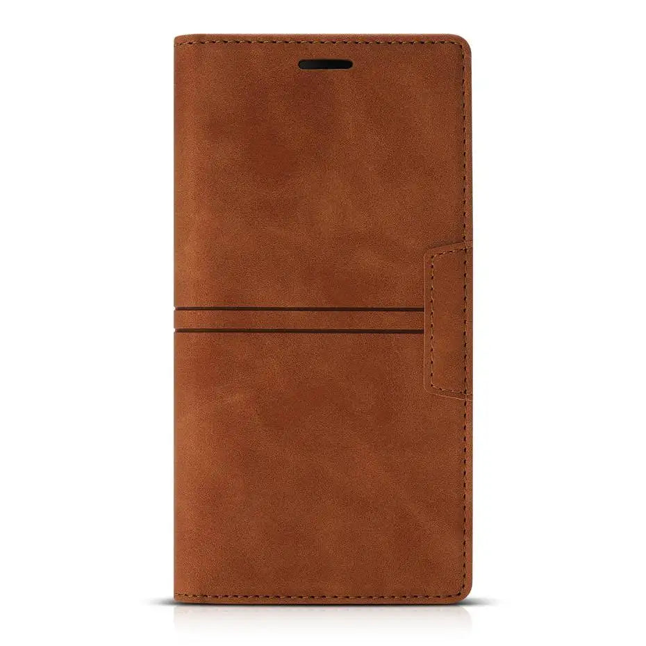 Luxury Leather Flip Wallet Case for Google Pixel