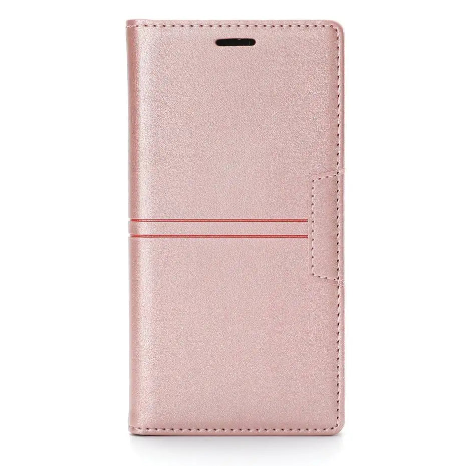 Luxury Leather Flip Wallet Case for Google Pixel
