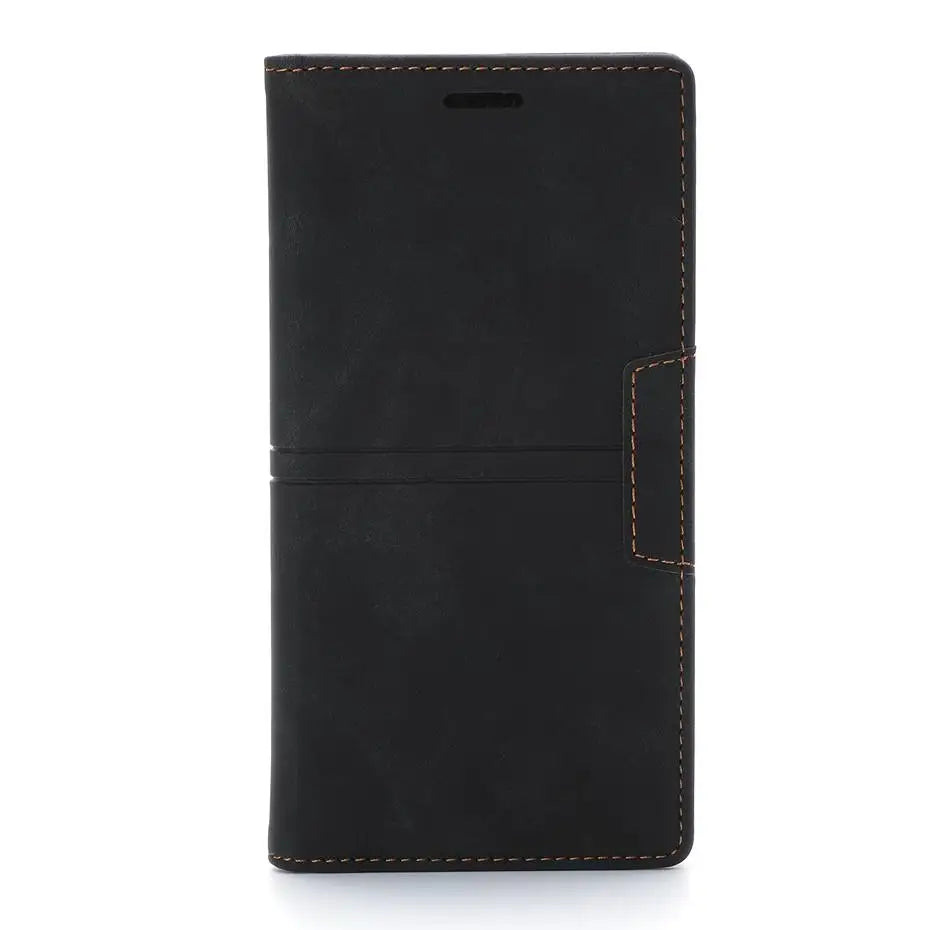 Luxury Leather Flip Wallet Case for Google Pixel