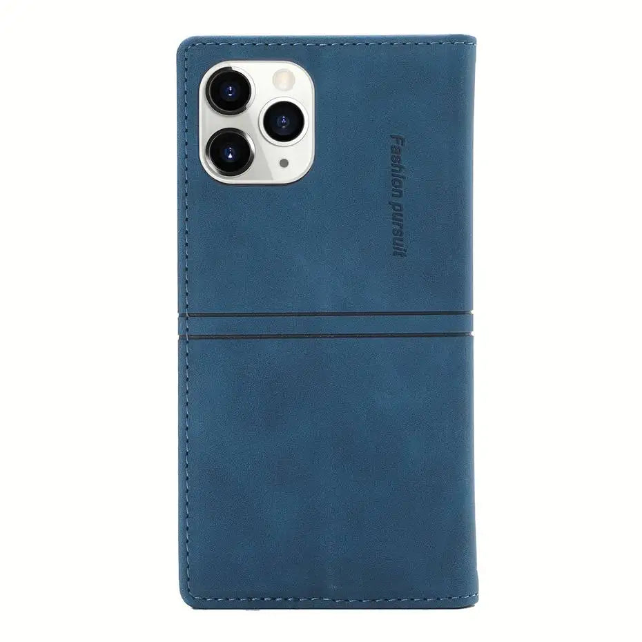 Luxury Leather Flip Wallet Case for Google Pixel