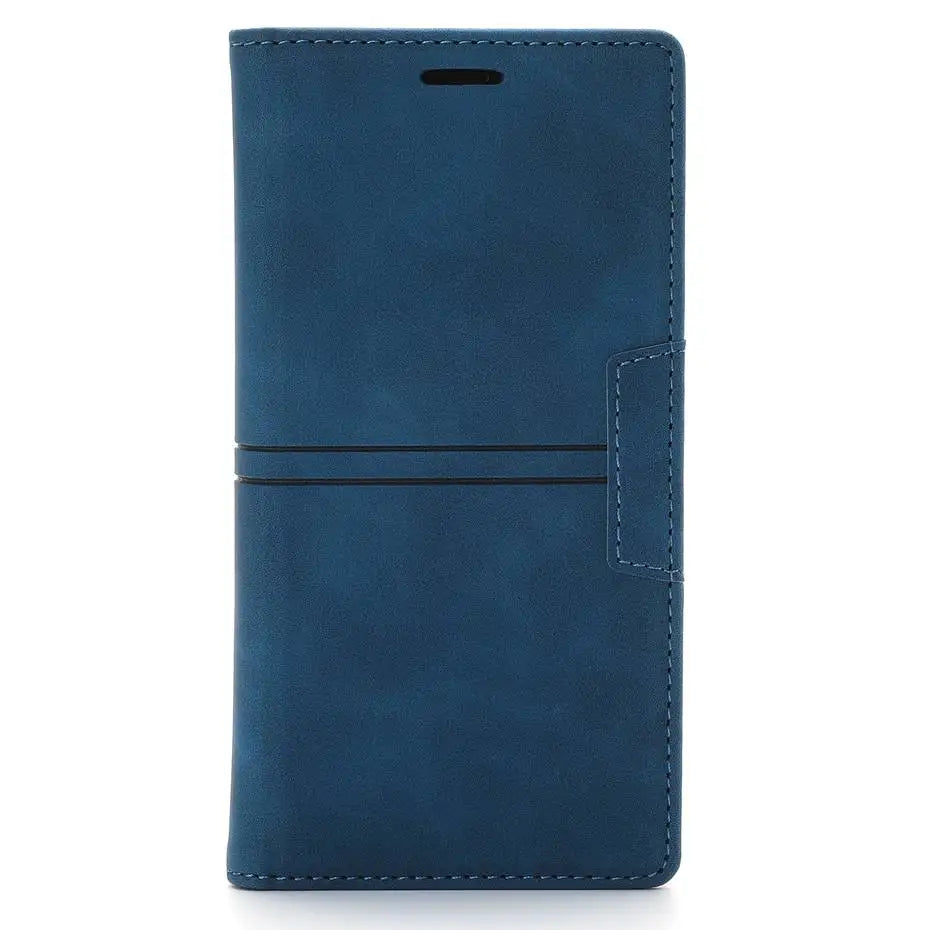 Luxury Leather Flip Wallet Case for Google Pixel