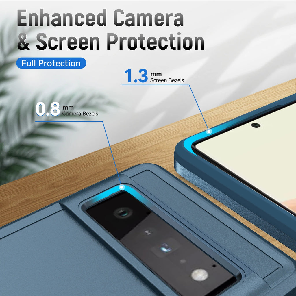 Heavy Duty Rugged Armor Case for Google Pixel 8 / 7 / 6 Series