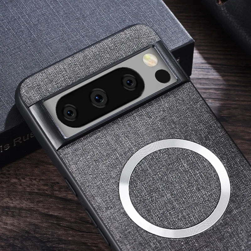 MagSafe Fabric Cloth Case for Google Pixel 6–10 Series