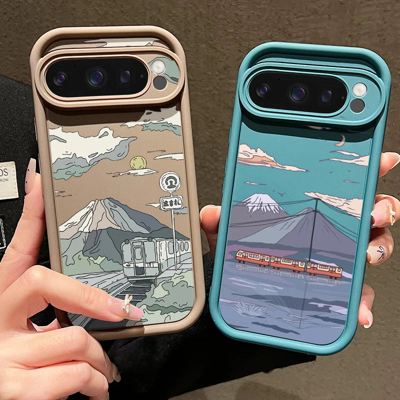 Landscape Pattern Soft TPU Case for Google Pixel