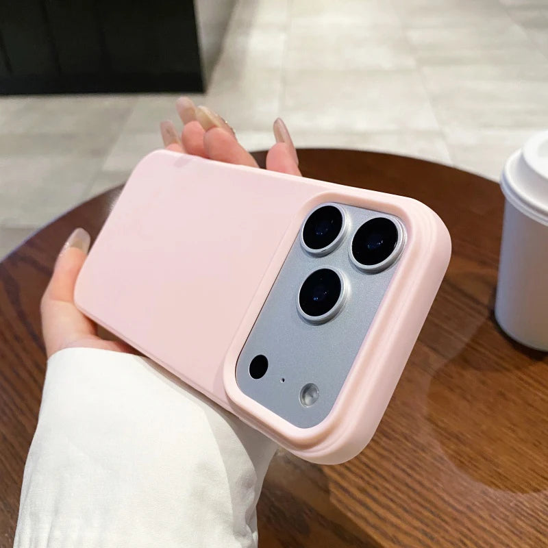 Matte Silicone Case for iPhone — Soft TPU Candy Color Cover