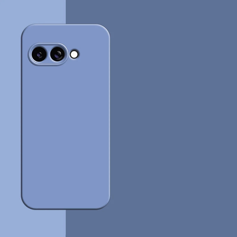 Liquid Silicone Case for Google Pixel 9A — Shockproof Soft Rubber Cover