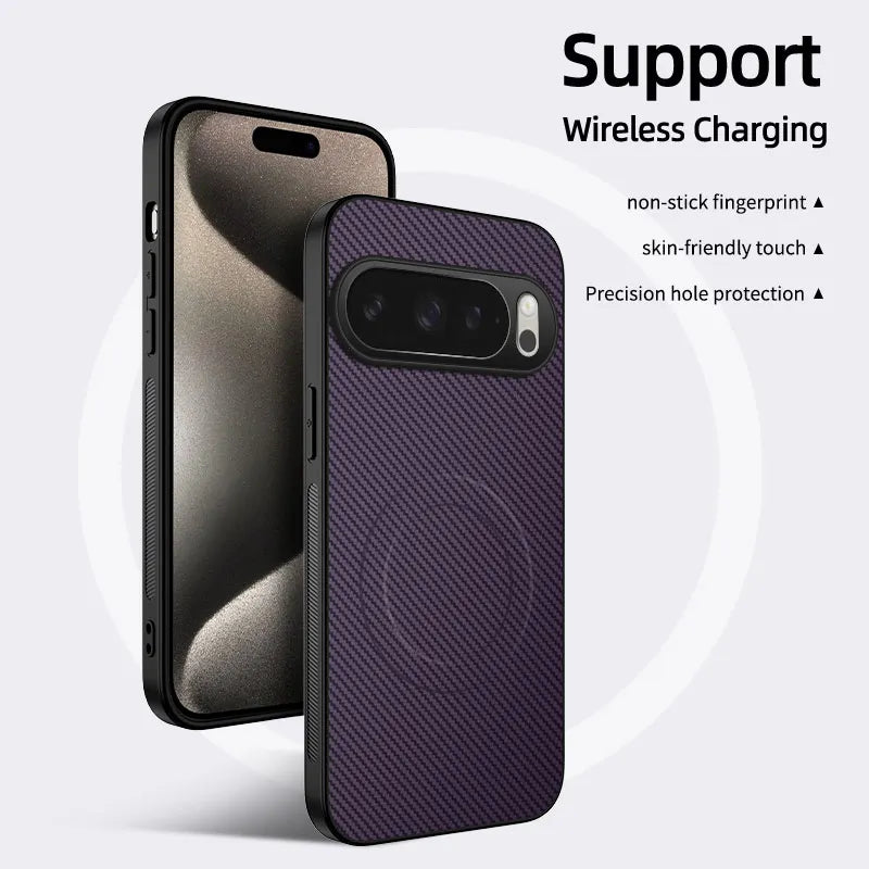 Carbon Fiber Bumper Case for Google Pixel — MagSafe Compatible