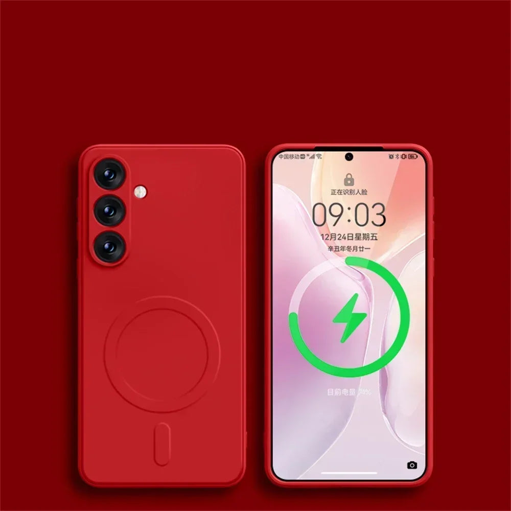 Samsung Galaxy Silicone Magnetic Case