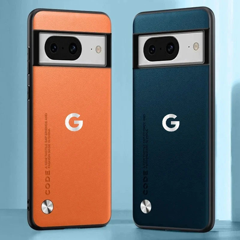 Luxury Kevlar Leather Matte Case for Google Pixel 6A–11 Pro XL