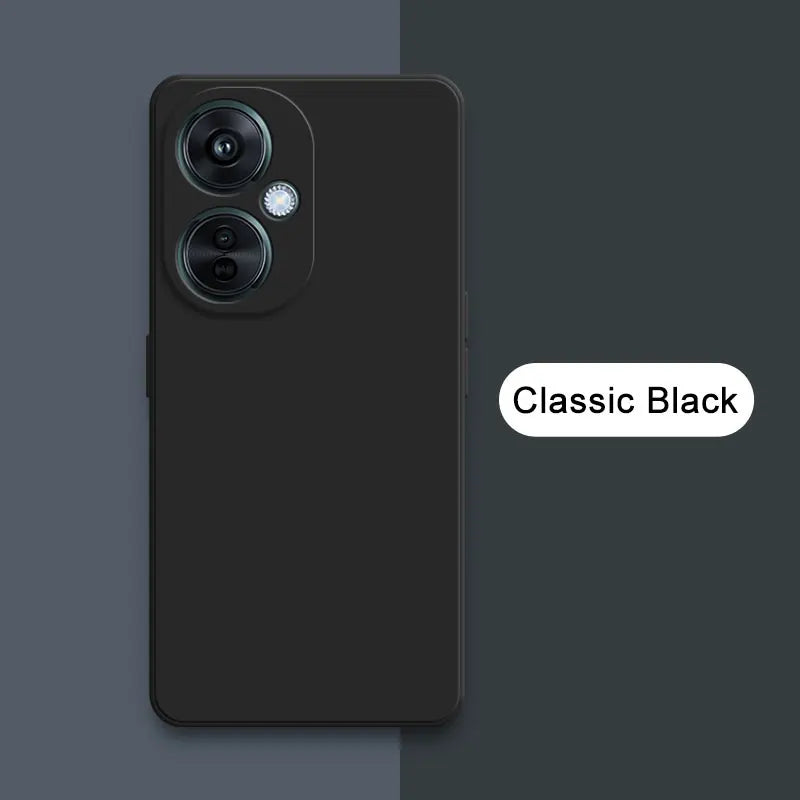 Square-Edge Liquid Silicone Case for OnePlus Nord CE 3 / CE 3 Lite / N30 & OPPO K11x – Full Coverage Shockproof Cover