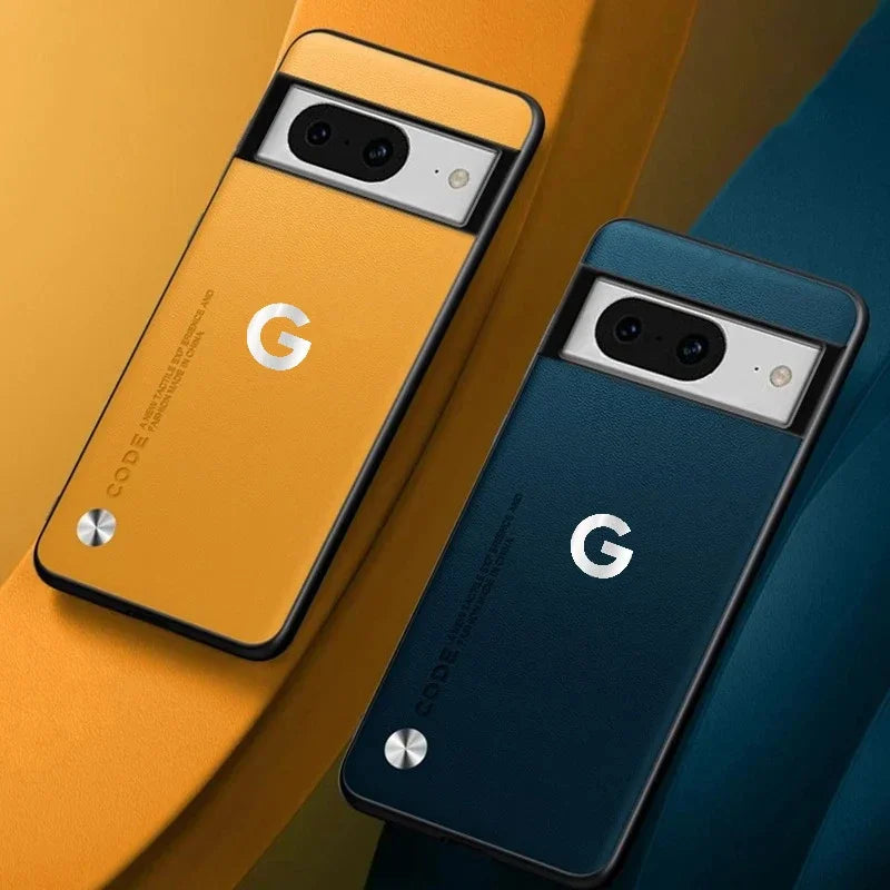 Luxury Kevlar Leather Matte Case for Google Pixel 6A–11 Pro XL