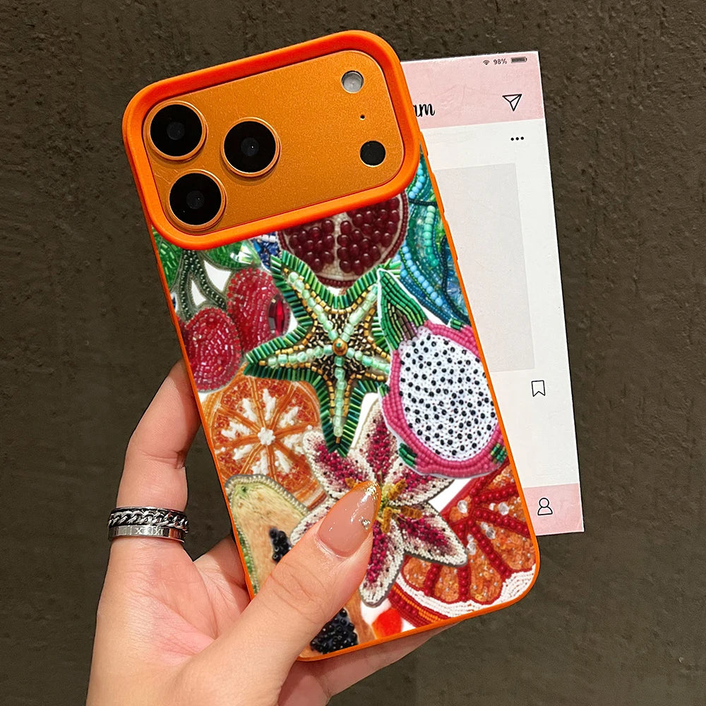 Retro Fruit Pattern iPhone Case