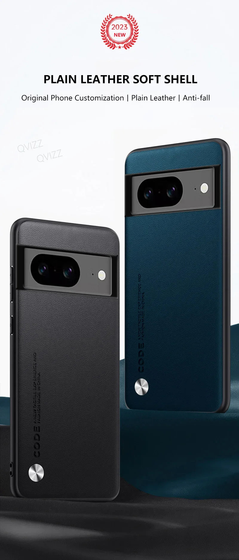 Carbon Fiber Leather & Silicone Case for Google Pixel