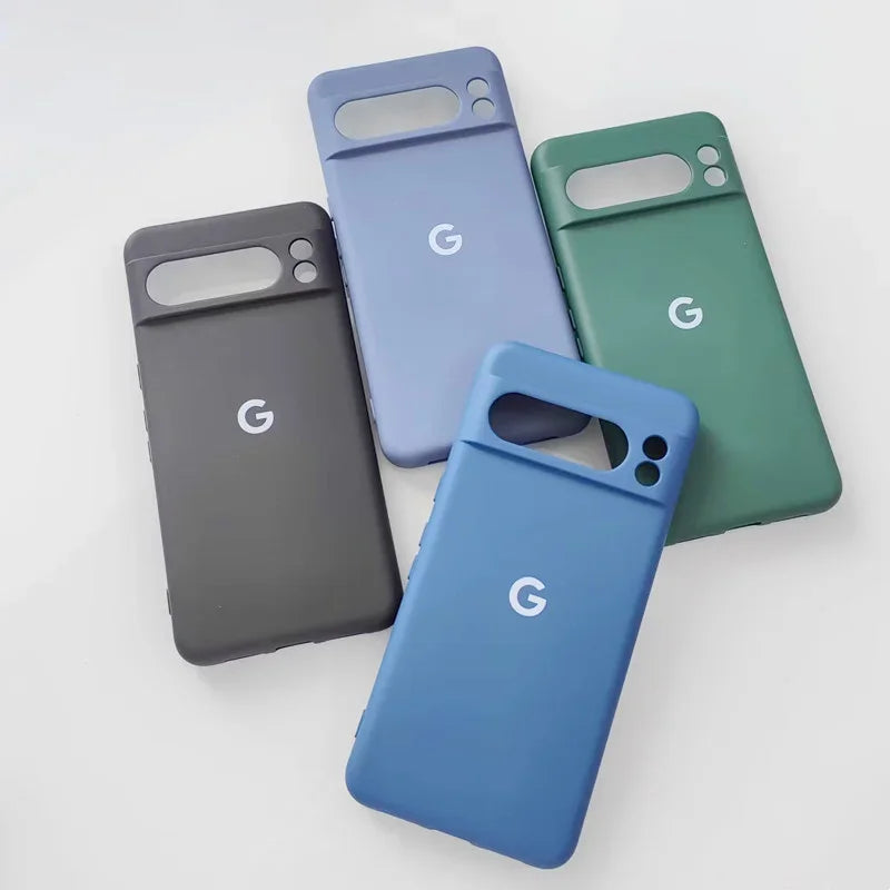 Slim Liquid Silicone Shockproof Case for Google Pixel