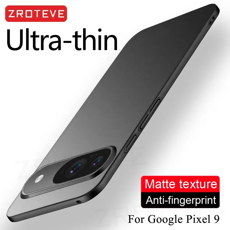 Ultra-Slim Matte Hard PC Case for Google Pixel 8–10 Series
