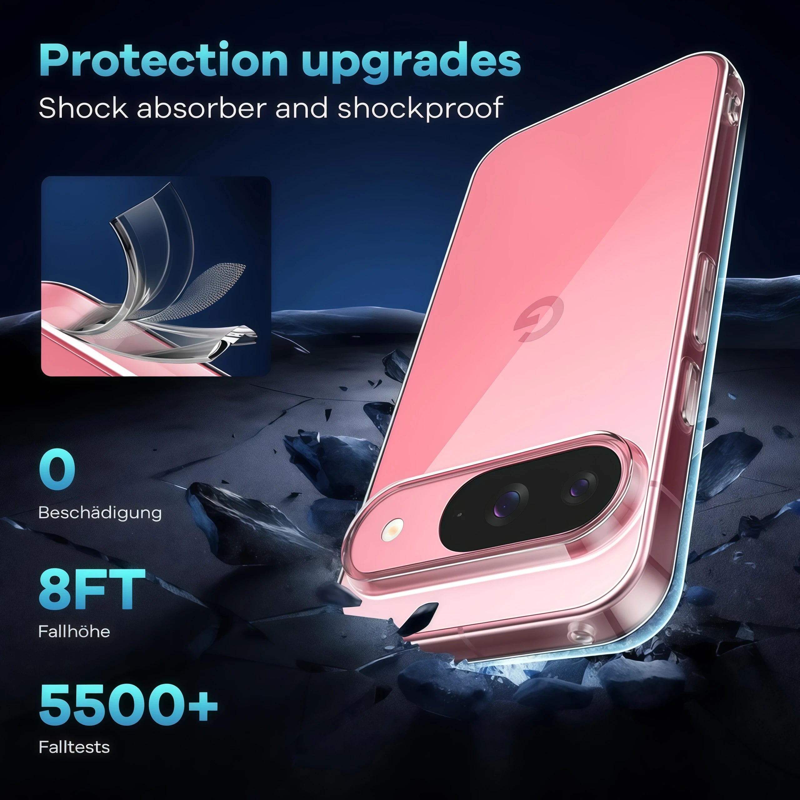 Clear Silicone Case for Google Pixel — Ultra Thin Soft Back Cover