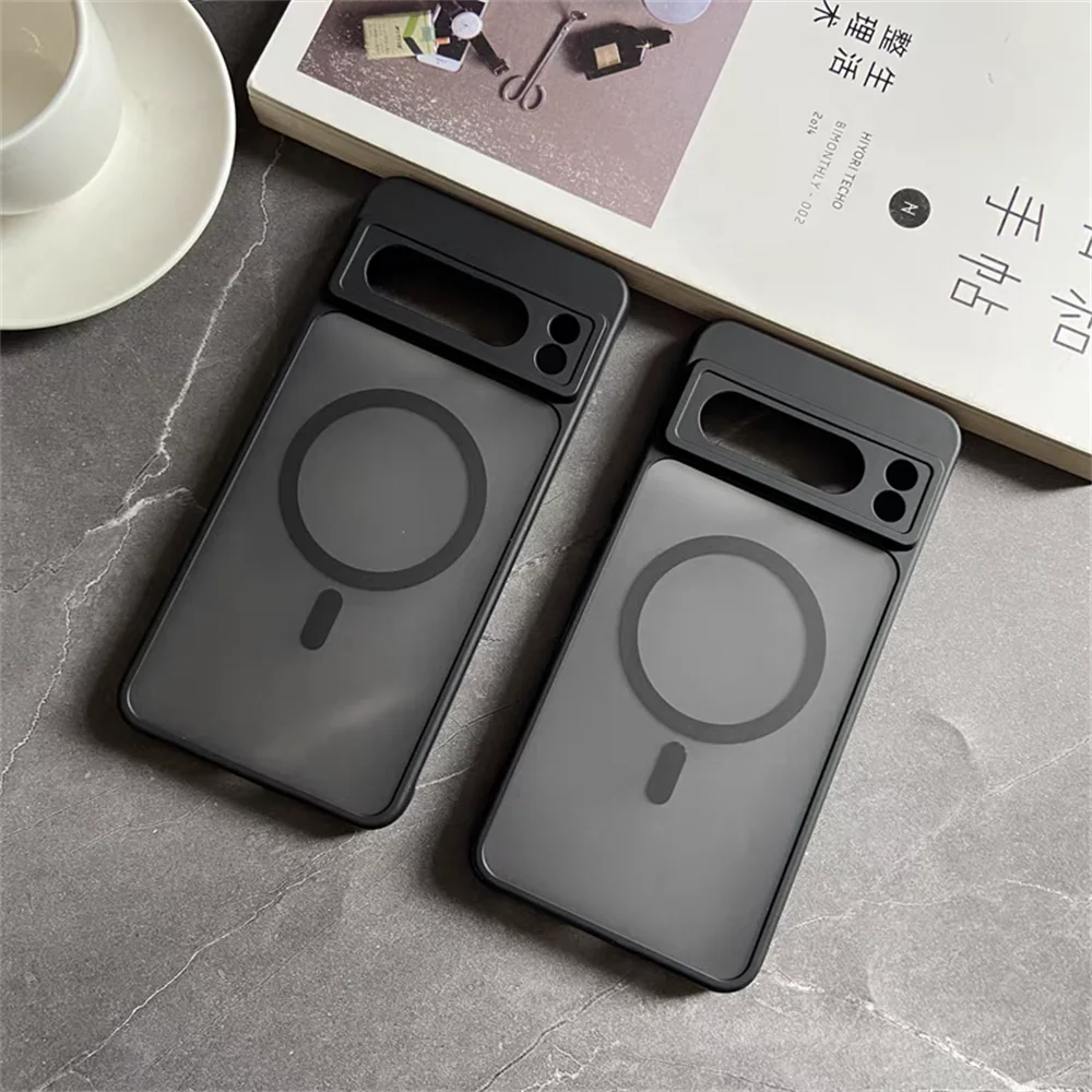 Matte Translucent MagSafe Armor Case for Google Pixel 6–11 Series