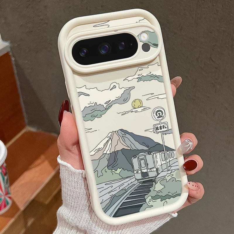 Landscape Pattern Soft TPU Case for Google Pixel