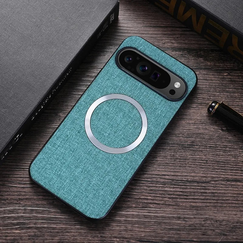 MagSafe Fabric Cloth Case for Google Pixel 6–10 Series