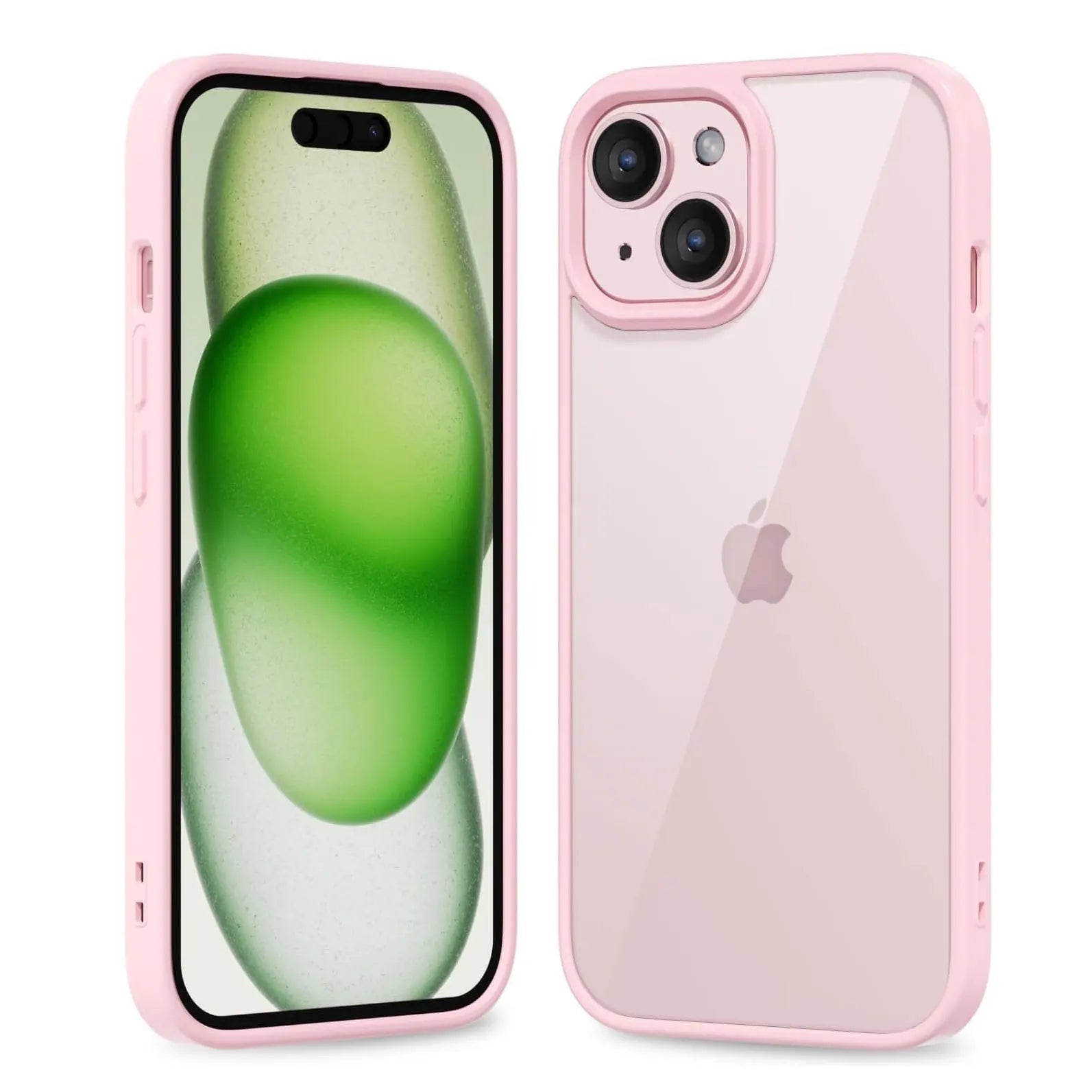 Colour Silicone iPhone Case – Transparent Shockproof Bumper Cover