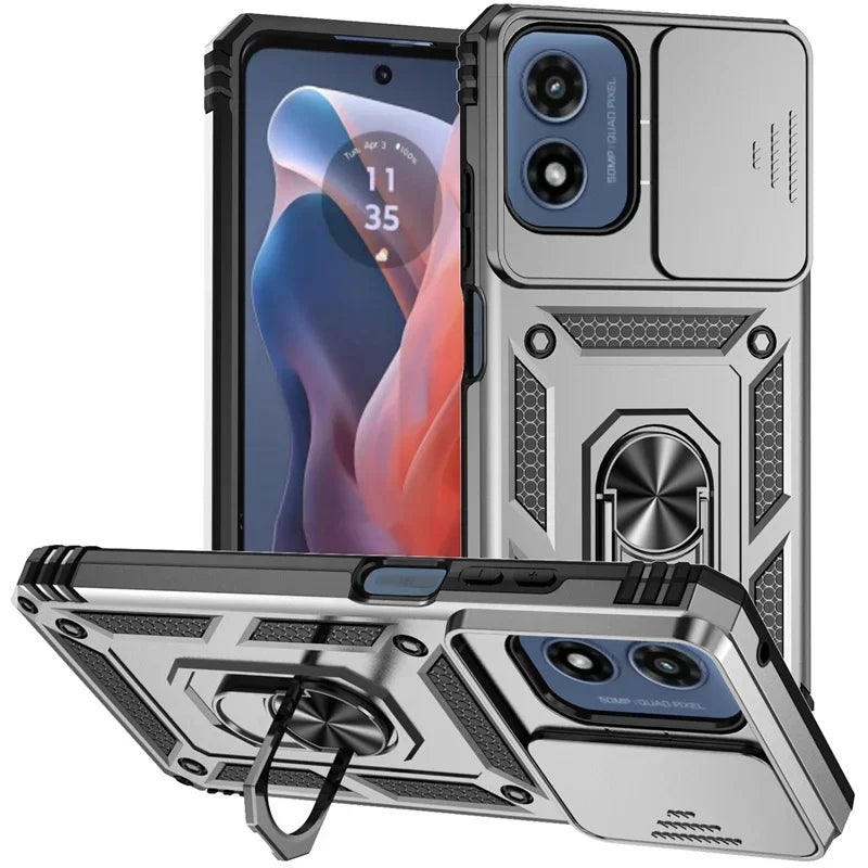 Armor Ring Holder Case for Motorola Moto G & E Series