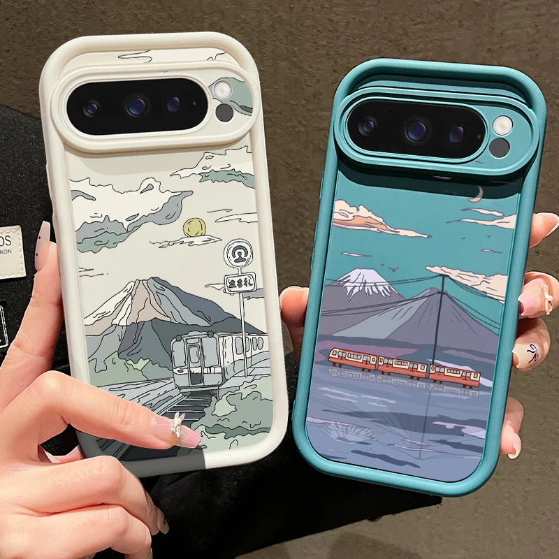 Landscape Pattern Soft TPU Case for Google Pixel