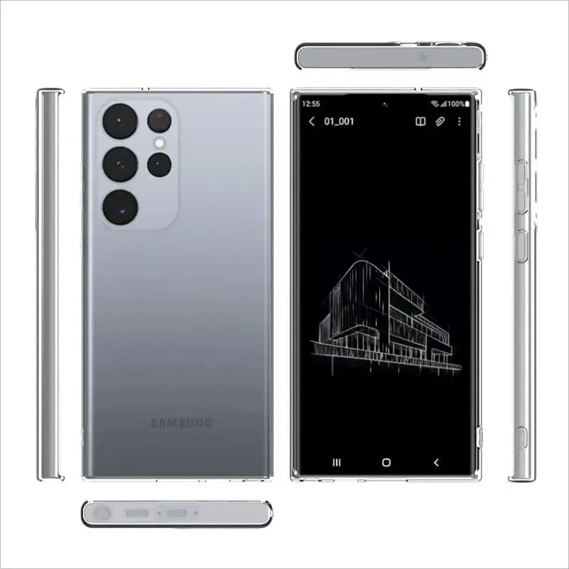 Clear Silicone Case — Samsung Galaxy Series