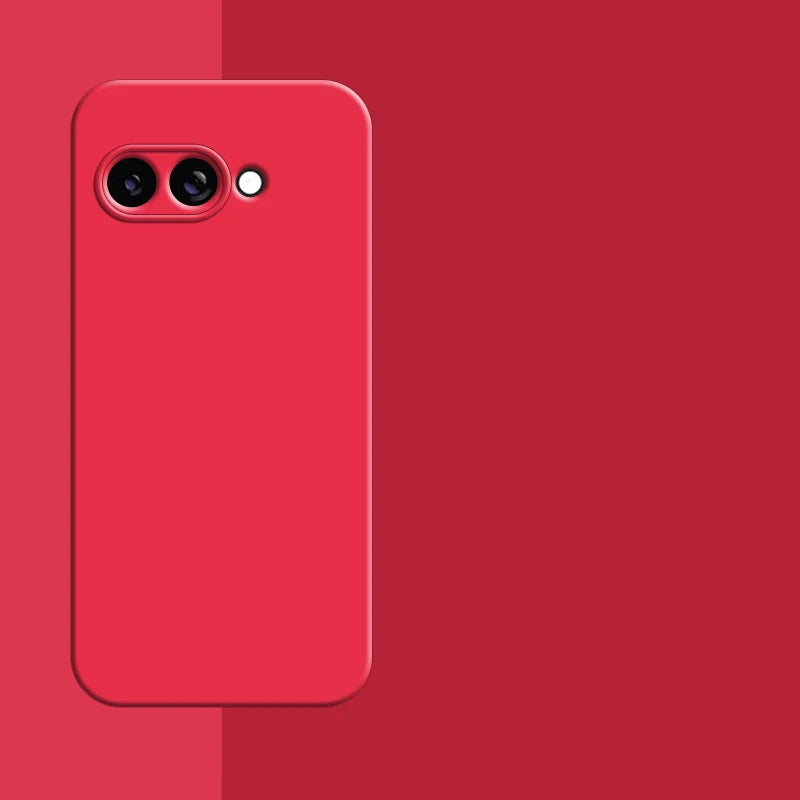 Liquid Silicone Case for Google Pixel 9A — Shockproof Soft Rubber Cover
