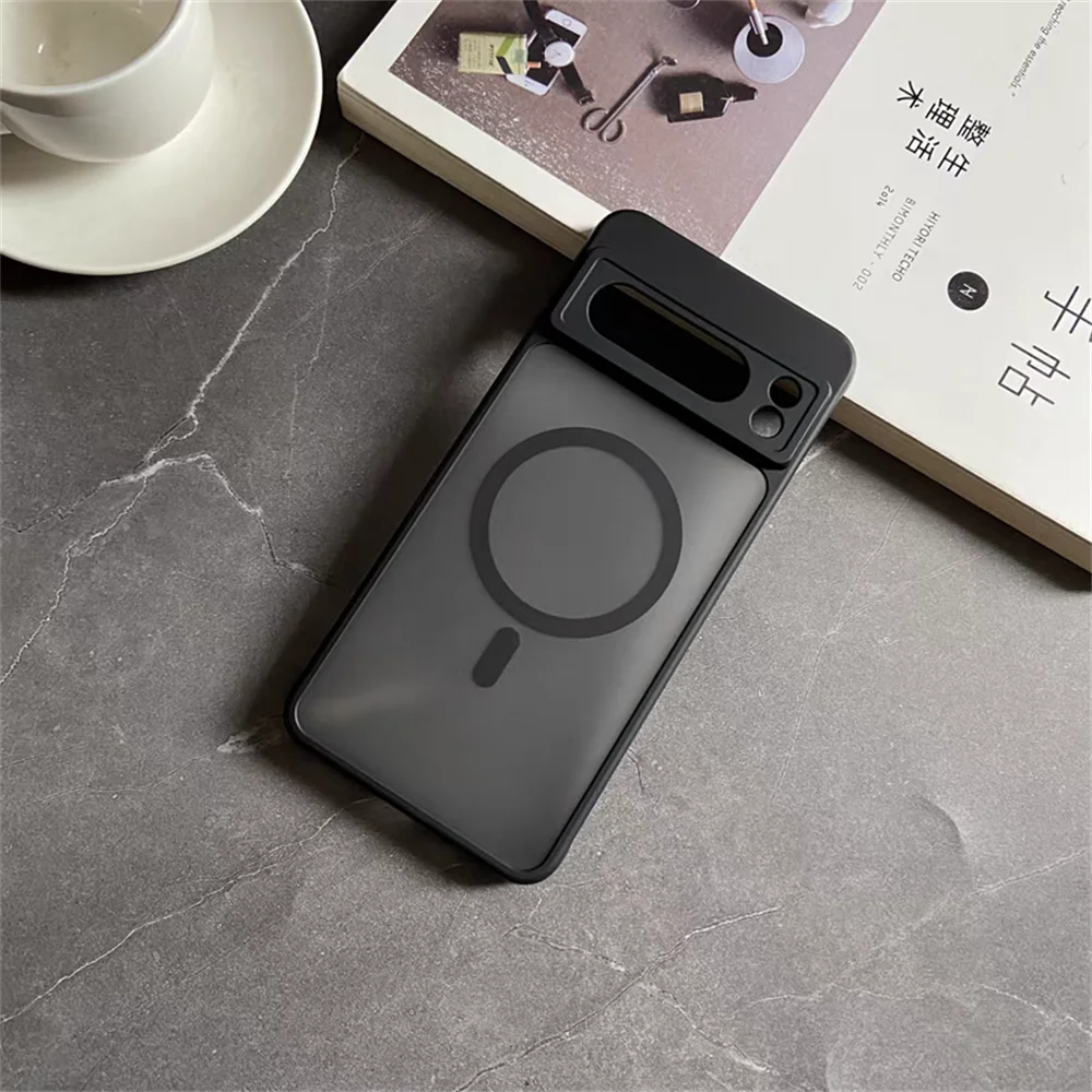 Matte Translucent MagSafe Armor Case for Google Pixel 6–11 Series