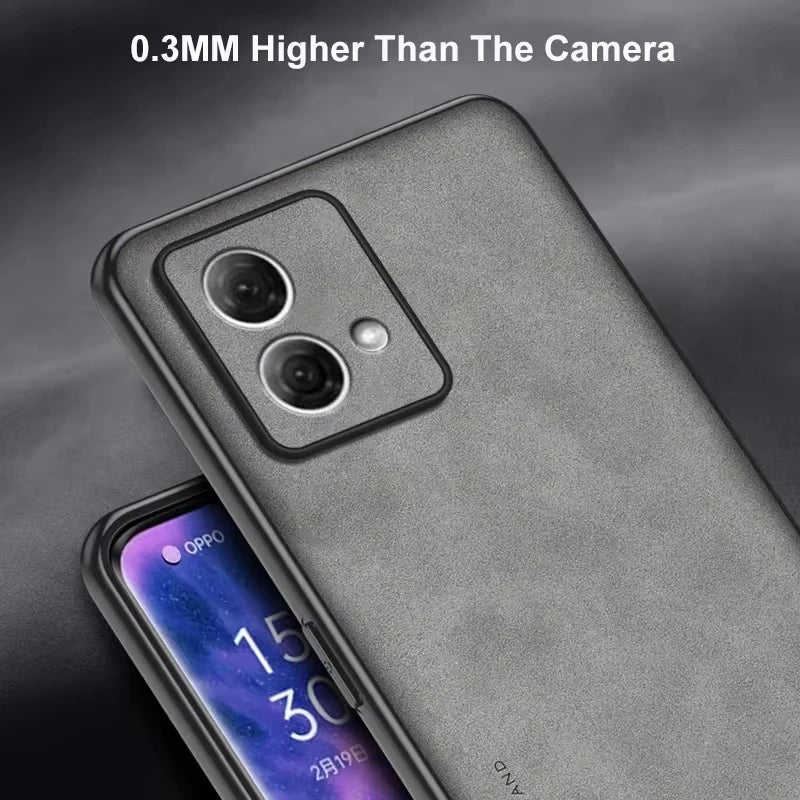 Motorola Moto G Series Leather Case – Retro Business Back Cover