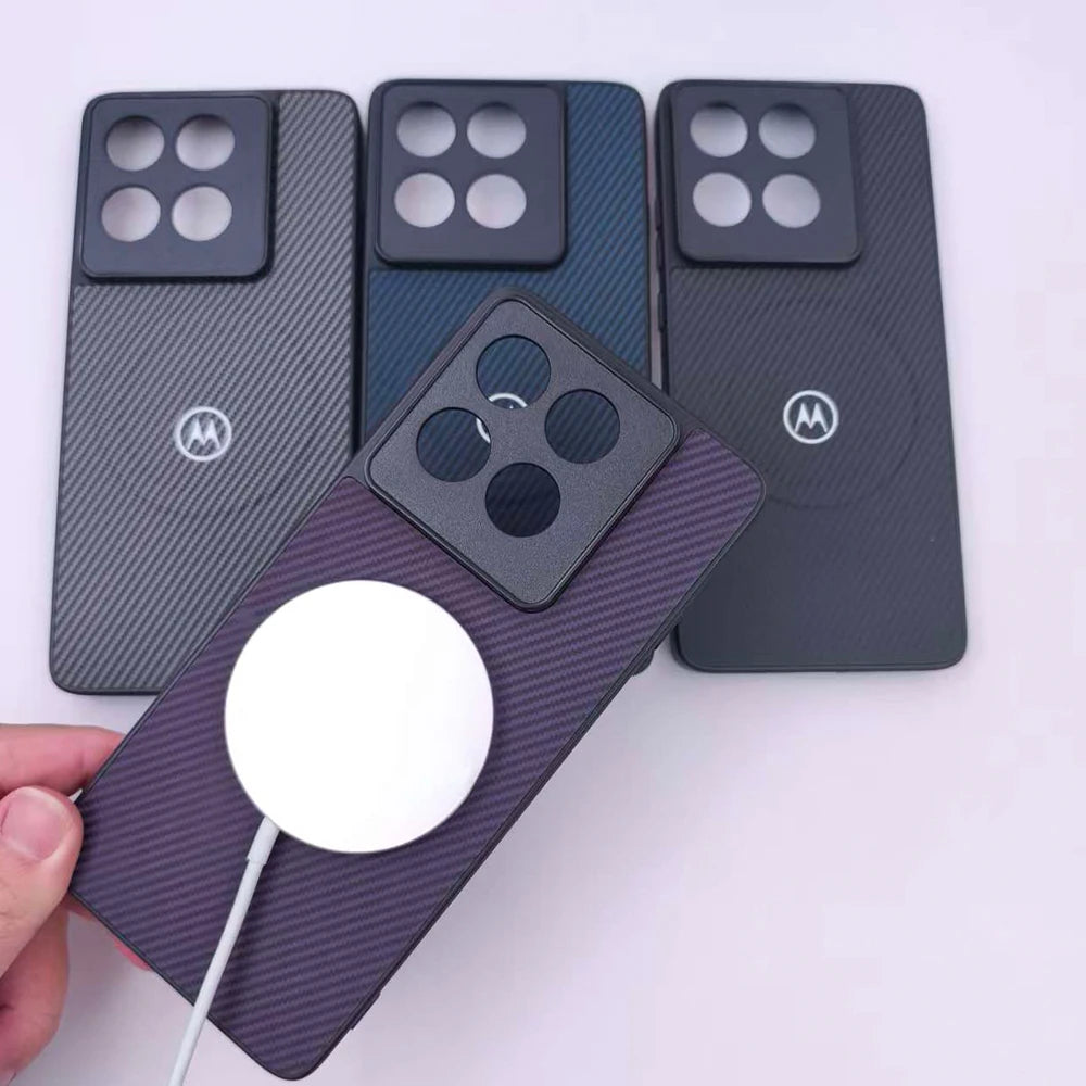 Carbon Fiber Magnetic Case for Motorola