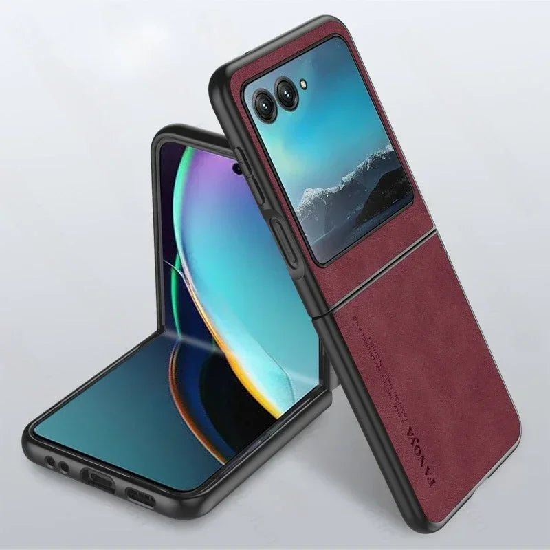 Leather Case for Motorola Razr