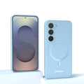 Magnetic Liquid Silicone Case — Samsung Galaxy S20–S25 Series