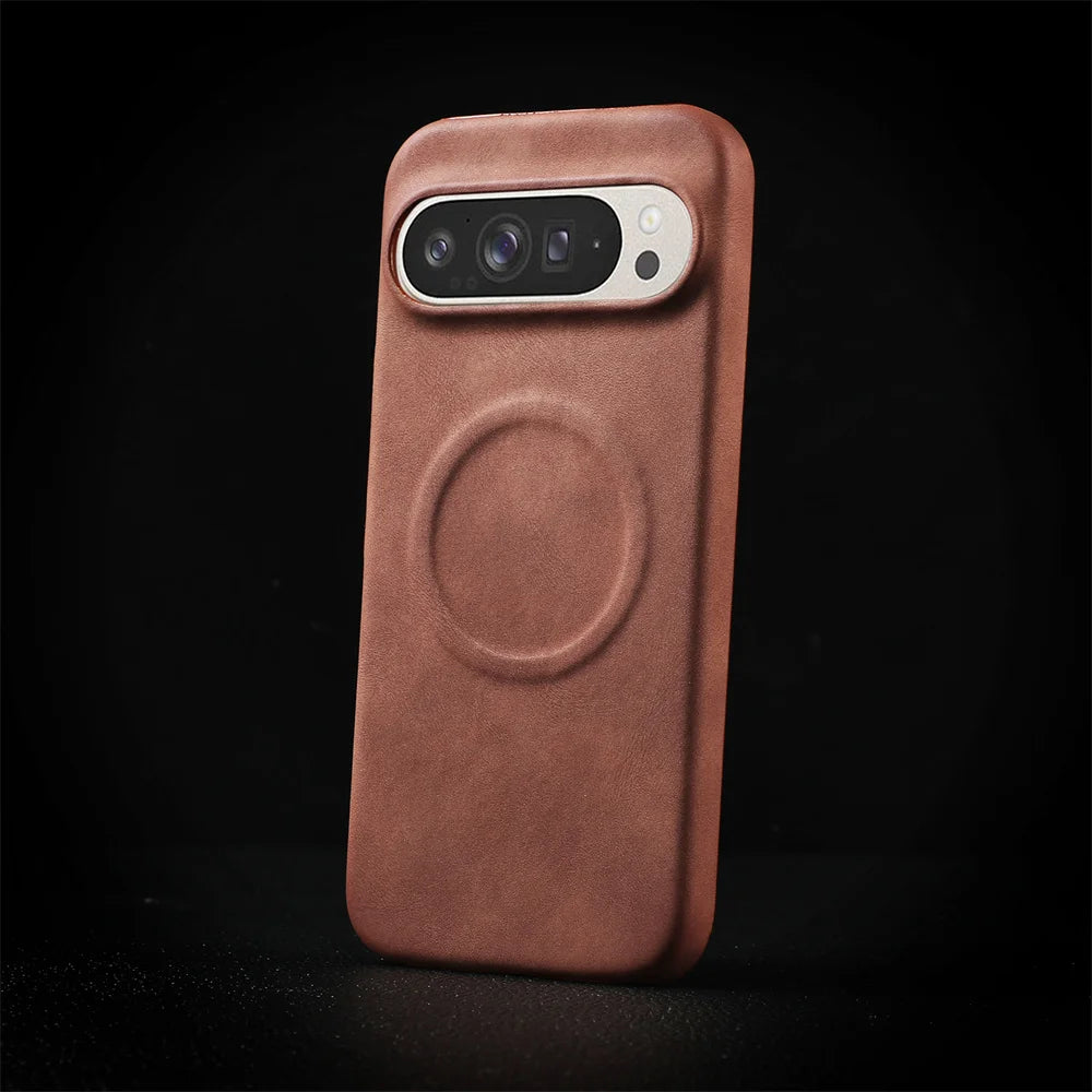 Luxury Sheepskin Leather MagSafe Case for Google Pixel 11 / 10 / 9 / 8 / 7 Series