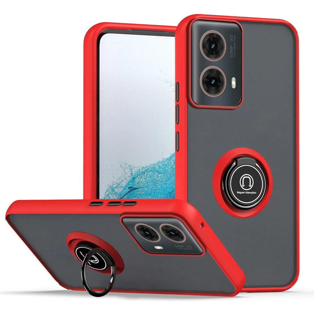 Motorola Moto Armor Matte Ring Case