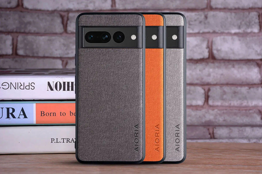 Luxury Textile Leather Case for Google Pixel