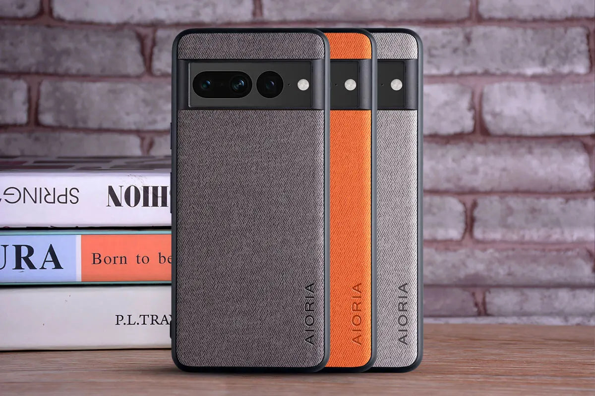 Luxury Textile Leather Case for Google Pixel